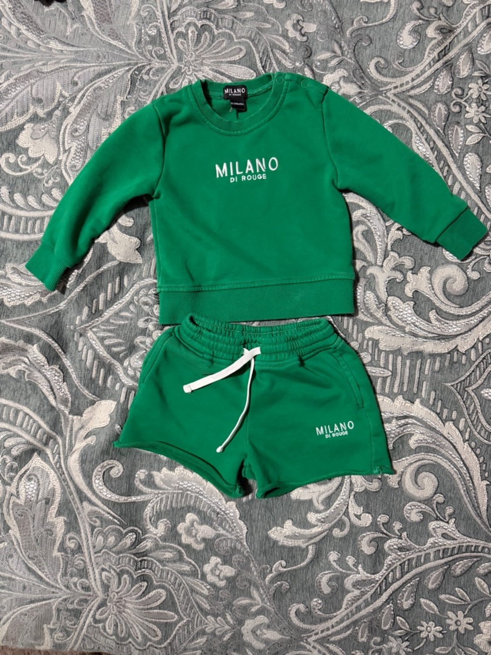 Milano Di Rouge Kelly Green Logo Sweatshirt